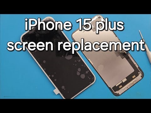iPhone 15 plus screen replacement step by step guide
