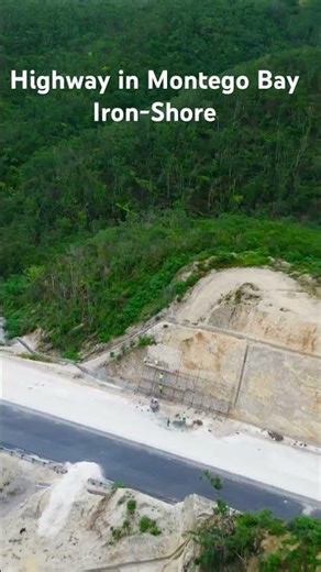 Highway in Montego Bay St.James in progress beautiful work