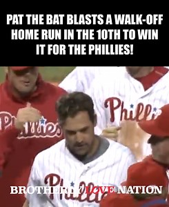 5/2/08: Pat Burrell blasts a walk-off home run in the 10th to win it for the Phillies!🔥 #patburrell #harrykalas #gophils #walkoffhomerun #phillies #philliesbaseball #philliesnation #walkoffhit #gamewinner #patthebat #fightinphils #worldchampions #philliesnation | Brotherly Love Nation