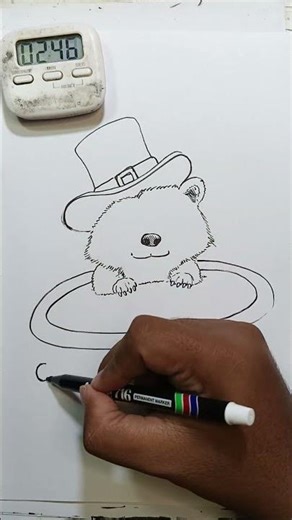 Gambar Anomali Lepreccooni Watermelonni dalam 5 menit #brainrot #anomali #drawing