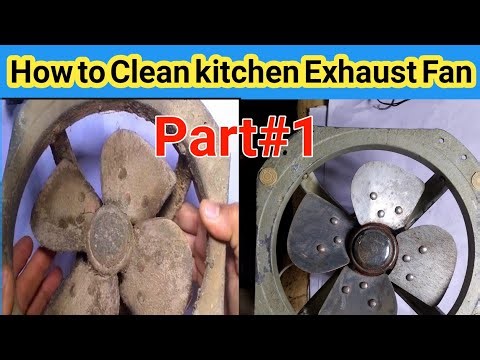How to Clean kitchen Exhaust Fan #diy #kitchenfantip
