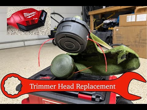 How to Replace the Trimmer Head on Your Milwaukee String Trimmer! MUST DO if you have the old style!