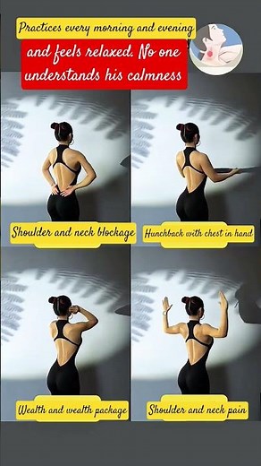 Hunched back, hunched shoulders and arms that are not satisfied with the neck pain#posturecorrection