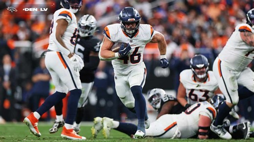FB Adam Prentice explodes for career-long 18-yard rush | Broncos at Raiders