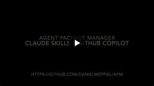 Claude Skills can now be used with GitHub Copilot on VSCode thanks to Agent Package Manager. It takes 1 command:apm install ComposioHQ/awesome-claude-skills/brand-guidelinesBrowse the popular… | Daniel Meppiel