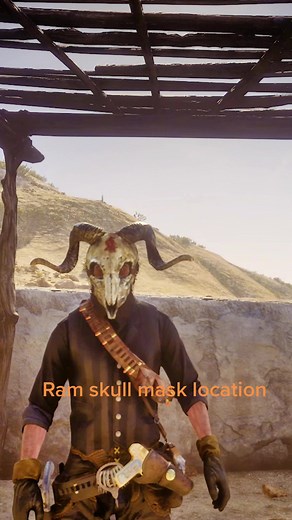 ‏Ram skull mask location#rdr2 #rdr2secrets #rdr2story #rdr2gameplay