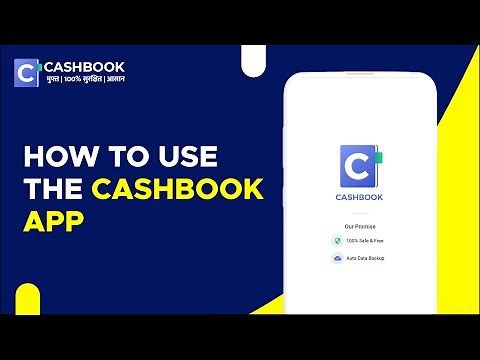 How to use the CashBook app