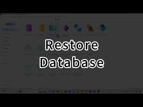 How To Restore Database 如何恢复数据库 | SQL Accounting