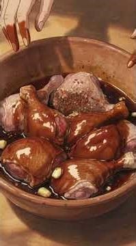 🍜 Relaxing Anime Cooking Vlog | Homemade Noodles & Crispy Fried Chicken 🍗#ghiblistyle #animation