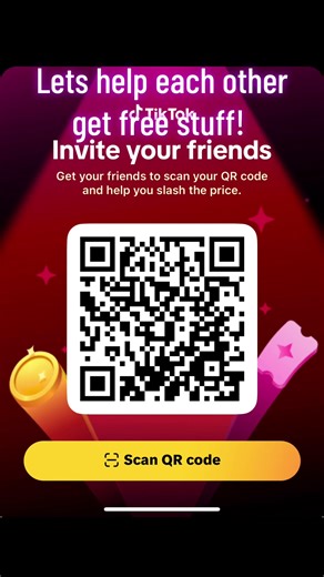 Let’s help each other out and get some free stuff! Just scan each others QR code and it will slash our prices! We could all use some free stuff don’t take much out of our day to do this and it’s good for 24 hours so let’s hit as many as we can when we see them! #tiktokshopfr #tiktokviralchallenge #viraltiktokshop #freestuff #helpingothers