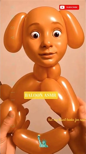 Unsettling Balloons Face ASMR 🗽🎈🎈 #shorts #asmr #usashorts #viral #asmrsounds @asmrusaai