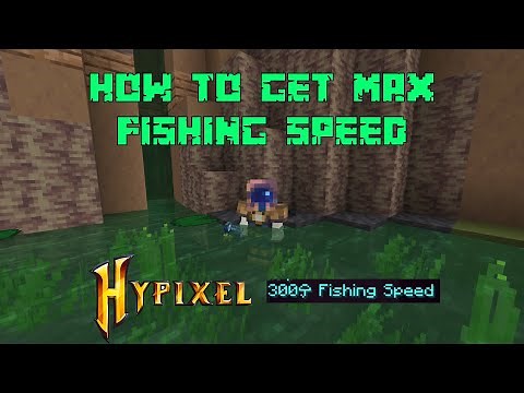 How to get max fishing speed in Hypixel Skyblock