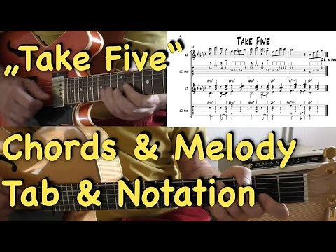 Take Five - Chords & Melody - Tabs & Notation