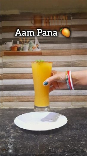 Aam Pana Recipe 🥭 | Raw mango Drink #shorts #shortsfeed #aampanna #viral #summerdrink