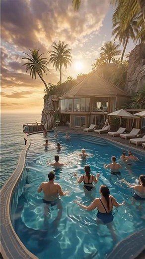 Infinity Pool time lapse Short Reel #shorts,