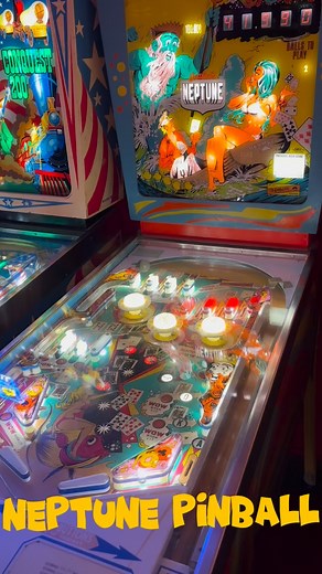 Neptune: one of only 270 produced in 1978! We have a bunch of low production runs that you don’t see everyday. Come check out this awesome pin! #pinball #Arcadegames #retrogaming #arcade80s #arcadegaming #gaming #rochesterny #smallbusiness #Reels #facebookreels #igreels #instadaily #reelsvideo #gamingreels #mustwatch #viralreels | Arcade 80s