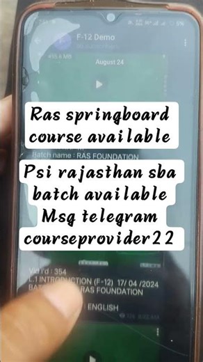 si Ras springboard course available #springboard #rajasthangk #psi #rasnewbatch