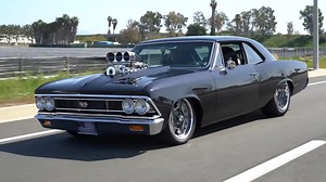 1966 Chevelle SS Does Badass Burnouts With 565 Blown Big-Block