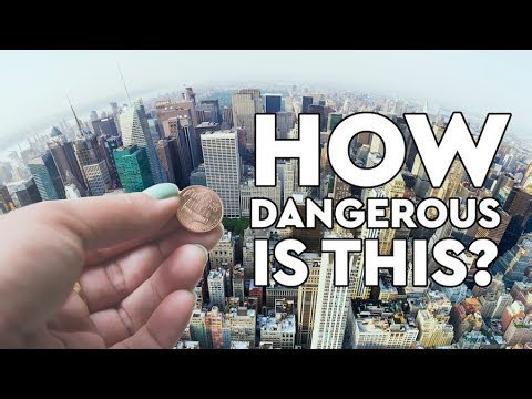 Learn what really happens when someone drops a penny from a skyscraper