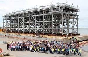 Final module for QCLNG begins journey from Thailand