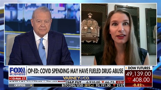 Allysia Finley’s new Wall Street Journal OP-ED: "Did Covid Spending Fuel Drug Abuse? A new study finds a strong correlation between stimulus payments and overdose deaths." | Varney & Co.