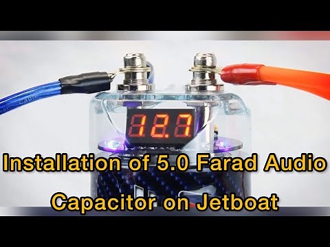 How to install car audio capacitor 5 farad/#electronics #technology