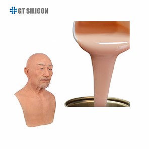 [Hot Item] Food Grade 1: 1 Skin Color Liquid Silicon Rubber for Human Silicone Masks Face