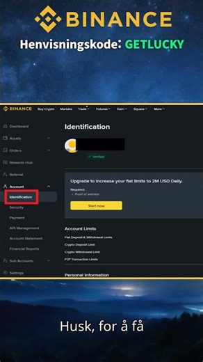 Slik setter du inn penger på Binance – enkel desktop-guide!