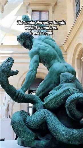 Hercules vs Achelous: Ovid's Deadliest Battle In Stone ⚔️ #mythology #sculpture #shorts