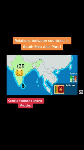 Relations between countries in South East Asia #mapping #relations #southeastasia #fy #fyp #foryou #srilanka #bangladesh #pakistan #nepal #myanmar