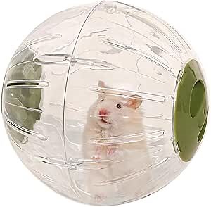 Large Hamster Wheel Sport Running Ball Hamster Toys for Hamsters Guinea Pig Mice Ferret Small Pet 7.3” x 7.3” x 7.3”