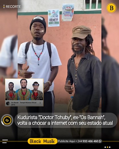 Venha ver, kudurista "Doctor Tchuby", ex-"Os Bannah", volta a ch0car a internet com seu estado atual. Emocionante 🔥🔥🔥 📽️Internet | Bleck Musik
