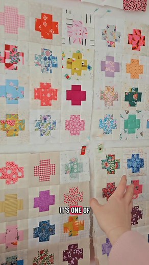Who knows when this scrap quilt will be finished, as more scraps keep getting added to the pile 😂 #quiltingfabric #scrapfabric #scrappyquilt #handquilting | Stitch With Rachel