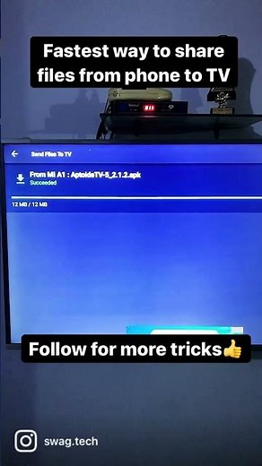 Send Files from phone to Android TV