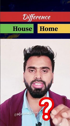 Difference Between HOUSE and HOME 🔥 #englishgrammar #spokenenglish #englishspeaking #houseandhome