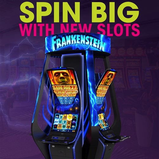 IT'S ALIVE!! ⚡ New Frankenstein machine has arrived at Harrah's Gulf Coast! Step into the lab, take a spin and see if luck is on your side. Will you spark a monster win? 👀 💰 Must be 21 or older to gamble. Know when to stop before you start. Gambling problem? Call 800-522-4700 | Harrah's Gulf Coast
