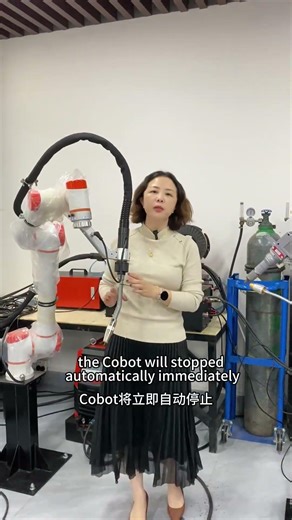 Collaborative robot with anti-collision & human detection.