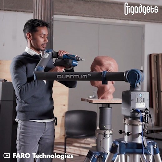 GiGadgets on Instagram: "These laser scanners allow designers, workers and forensic experts to easily handle challenging and tedious measuring tasks. Developed by industry-leading company FARO Technologies, the FaroArm measurement scanners provide designers, workers and forensic professionals with portable measurement solutions that allow them to quickly capture accurate 3D data of target objects without having to write down measurements by hand. #gigadgets #data #industrial #professional #scien