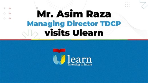 Ulearn online education on Instagram: "Asim Raza MD TDCP visited Ulearn. He reviewed the system in detail and praised the consistent hard work and commitment shown by the entire team. #Ulearn #TDCPOfficial #AsimRaza #EducationInnovation #DigitalLearning #FutureOfEducation"