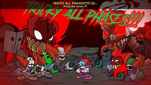 TRICKY ALL PHASES!!!!!!! [OUT NOW] DOWNLOAD NOW Mod for Friday Night Funkin' | FNF Mods