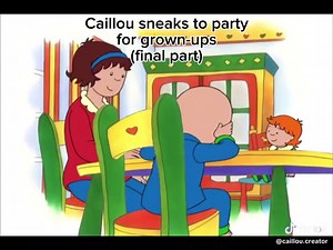 Caillou Grown-Up Party Games | Funny Cartoon Memes