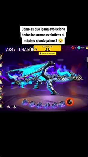 Como es que lgang evoluciono todas las armas evolutivas al máximo siendo prime 2 😦#lgang #parati