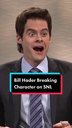 Bill Hader breaks character, and STILL doesnt miss, yall🤞#fyp #SNL #BillHader #SNLSkit #SNLcharacter
