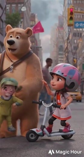BIG city adventure with Masha and the Bear in New York! 🗽🐻 #masha