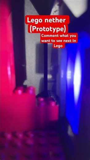 Lego nether (prototype) #minecraft #gaming #lego
