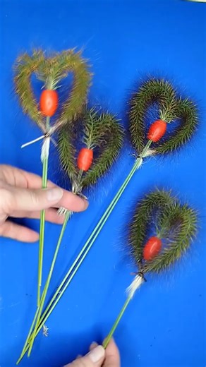 Diy Grass and wild rose decor #handmade #diycrafts #craft #homedecor #natural_decor