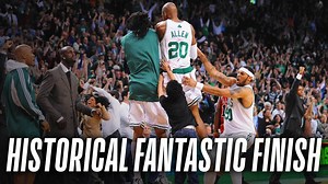 2.1M views · 10K reactions | On April 20, 2009 Ray Allen hit the 3 for the WIN as Boston Celtics tie it up 1-1 in their first-round series! #NBAVault #NBA75 Watch the final 2:54 of the game ☘️ | NBA | Facebook
