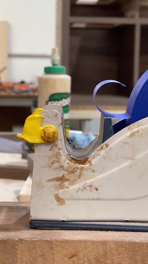 64K views · 98 reactions | Small moment in the shop. #woodworking #asmr #bluetape #shopsounds #woodshop #maker #diy | Boundary Fog Furniture | Facebook