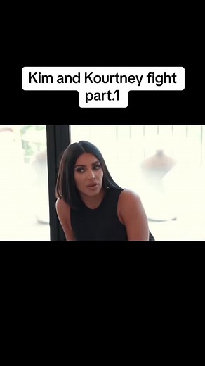 Kim and Kourtney fight on the show #kim #kourtney #kardashian #part1 | kim and kourtney