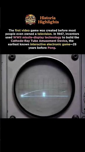 The First Video Game Was Created 25 Years Before Pong